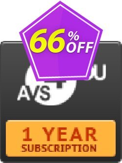 66% OFF AVS4YOU One Year Subscription Coupon code