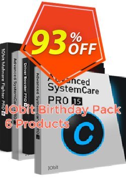 93% OFF IObit Birthday Pack 2023 (6 Products), verified