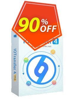 90% OFF IOTransfer 4 Lifetime - 3 PCs  Coupon code