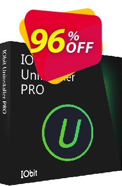 96% OFF IObit Uninstaller 12 PRO - 3 PCs  Coupon code