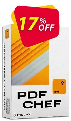 PDFChef by Movavi - Lifetime License for 3 PCs  Coupon discount 17% OFF Movavi PDF Editor Lifetime license for 3 PCs, verified - Excellent promo code of Movavi PDF Editor Lifetime license for 3 PCs, tested & approved