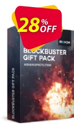 28% OFF Movavi effect Blockbuster Gift Pack Coupon code