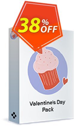 38% OFF Movavi effect: Valentine's Day Pack Coupon code