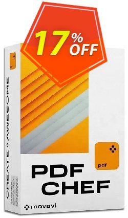 17% OFF Movavi PDF Editor Lifetime license for 3 MACs, verified