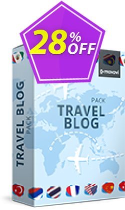 28% OFF Movavi effect Travel blog Pack Coupon code