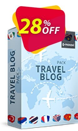 28% OFF Movavi effect Travel blog Pack Coupon code