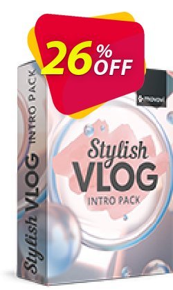 26% OFF Movavi Effect Stylish Vlog Intro Pack Coupon code