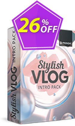 26% OFF Movavi Effect Stylish Vlog Intro Pack Coupon code