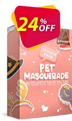 Pet Masquerade Sticker Pack Staggering discount code 2024