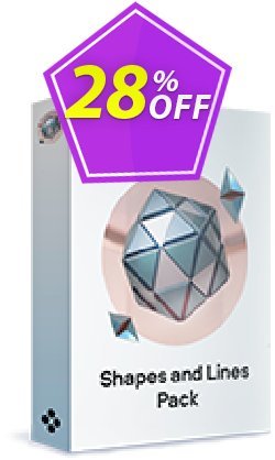 28% OFF Movavi effect: Shapes and Lines Pack Coupon code