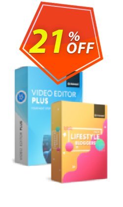 21% OFF Movavi Video Editor Plus + Lifestyle Blogger Pack Coupon code