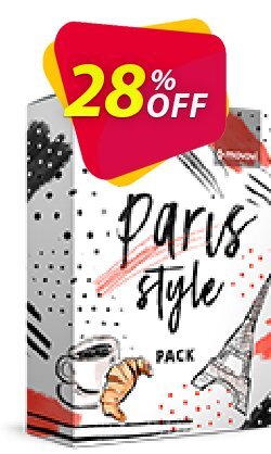 28% OFF Movavi effect: Paris Style Pack Coupon code