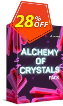 28% OFF Movavi effect: Alchemy of Crystals Pack Coupon code