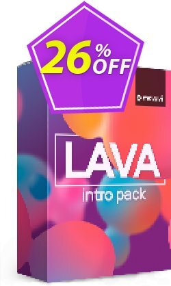 26% OFF Movavi effect: Lava Intro Pack Coupon code