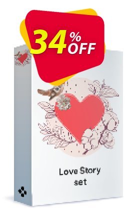 34% OFF Movavi Effect: Love Story Set Coupon code