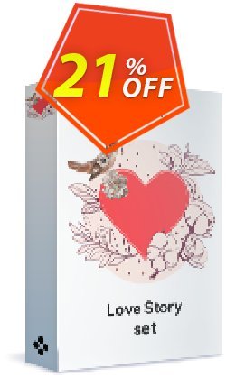 21% OFF Movavi Effect: Love Story Set - Commercial  Coupon code