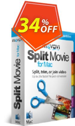 34% OFF Movavi Split Movie for Mac - 3 Licenses Coupon code