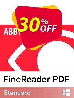30% OFF ABBYY FineReader PDF 16 Standard Coupon code