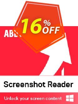 16% OFF ABBYY Screenshot Reader - Download version Coupon code