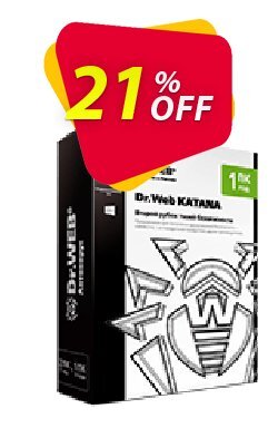 21% OFF Dr.Web KATANA - 2 Year License Coupon code