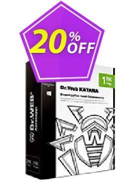 20% OFF Dr.Web KATANA - 3 Years License Coupon code