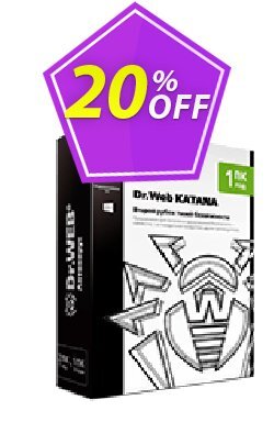 20% OFF Dr.Web KATANA, verified