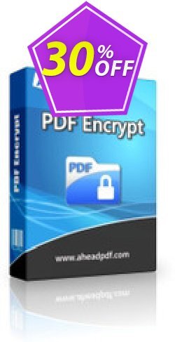 30% OFF Ahead PDF Encrypt - Multi-User License - 5 Users  Coupon code