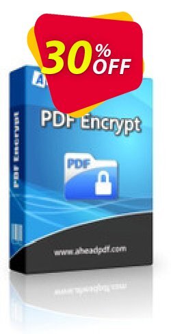 30% OFF Ahead PDF Encrypt - Multi-User License - 10 Users  Coupon code