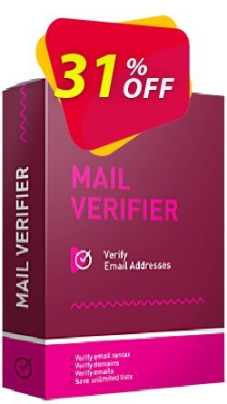 31% OFF Atomic Mail Verifier Coupon code