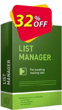 32% OFF Atomic List Manager Coupon code