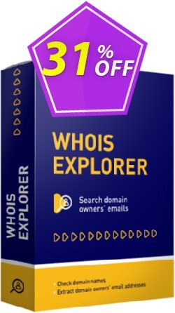 31% OFF Atomic Whois Explorer Coupon code