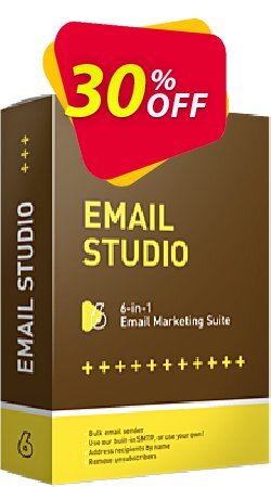 30% OFF Atomic Email Studio, verified