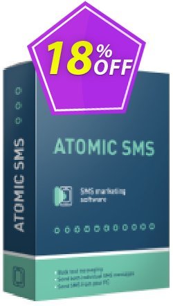 18% OFF Atomic SMS Sender Account Top Up Coupon code