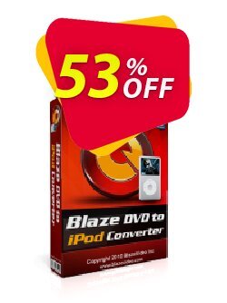 53% OFF BlazeVideo DVD to iPod Converter Coupon code