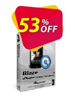 53% OFF BlazeVideo iPhone Video Converter Coupon code