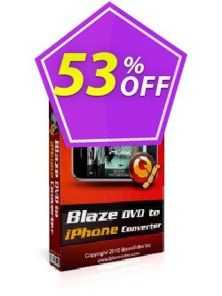 53% OFF BlazeVideo DVD to iPhone Converter Coupon code