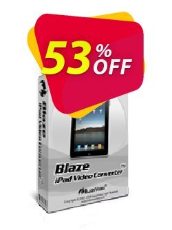 53% OFF BlazeVideo iPad Video Converter Coupon code