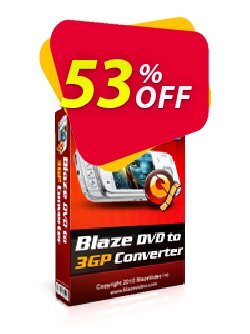 53% OFF BlazeVideo DVD to 3GP Converter Coupon code