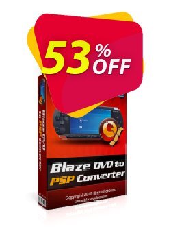 53% OFF BlazeVideo DVD to PSP Converter Coupon code