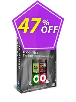 47% OFF BlazeVideo iPod Flick Coupon code