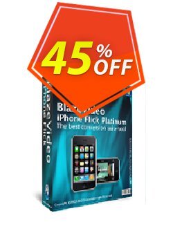 45% OFF BlazeVideo iPhone Flick Platinum Coupon code