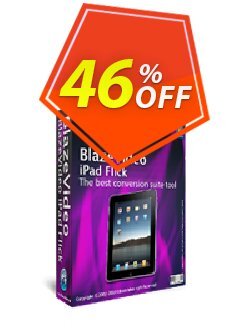 46% OFF BlazeVideo iPad Flick Coupon code