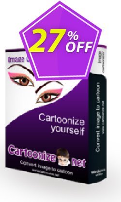 27% OFF Image Cartoonizer Premium Coupon code