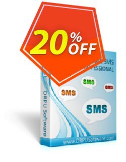 20% OFF DRPU Bulk SMS Software - Professional Edition Coupon code