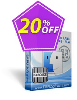 20% OFF DRPU Barcode Label Maker Software - for MAC Machines Coupon code