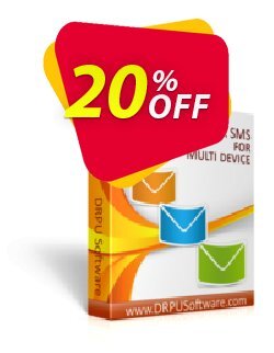 20% OFF DRPU Bulk SMS Software - Multi-Device Edition Coupon code