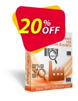 20% OFF DRPU Industrial Manufacturing and Warehousing Barcode Generator Coupon code