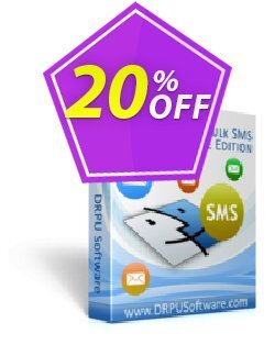 20% OFF DRPU Mac Bulk SMS Software - Multi Device Edition Coupon code