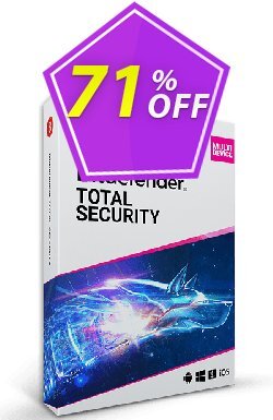 70% OFF Bitdefender Total Security 2024, verified