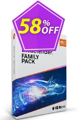 58% OFF Bitdefender Family Pack Coupon code